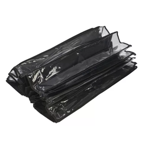 Door-Mounted Shoe Organizer - Black