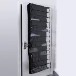 Door-Mounted Shoe Organizer - Black