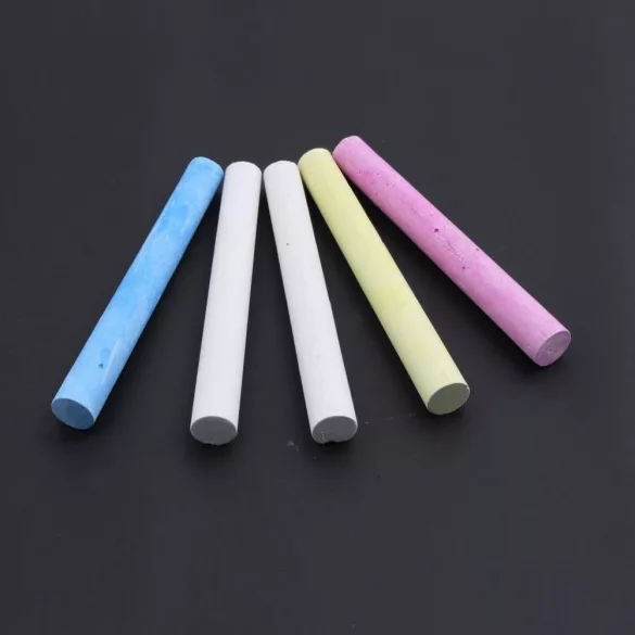 Chalkboard Sticker with 5 Colored Chalks
