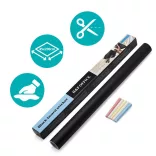 Chalkboard Sticker with 5 Colored Chalks