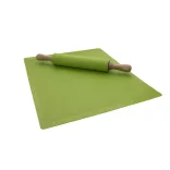 Rolling Pin with Pastry Mat - Green