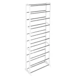 10-tier shoe rack - white