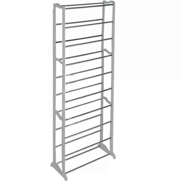 10-tier shoe rack - white