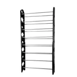 10-tier shoe rack - black