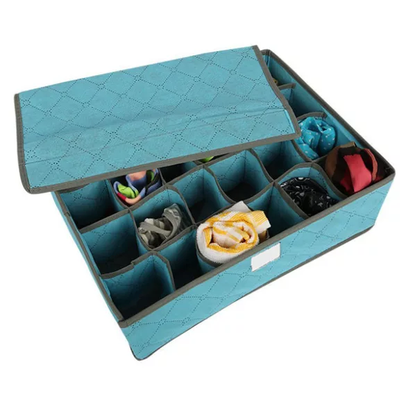 24-compartment lingerie storage box