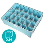 24-compartment lingerie storage box