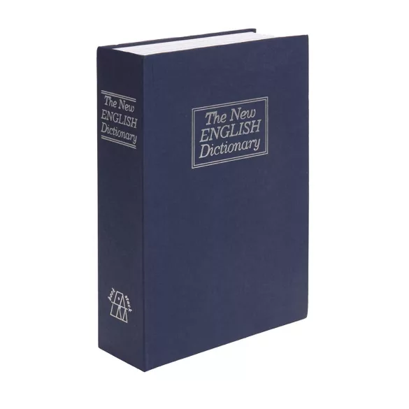 Book-Shaped Security Box - Blue