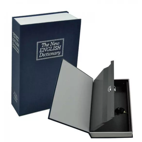 Book-Shaped Security Box - Blue