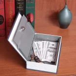 Book-Shaped Security Box - Blue