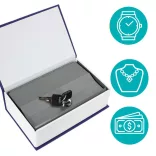 Book-Shaped Security Box - Blue