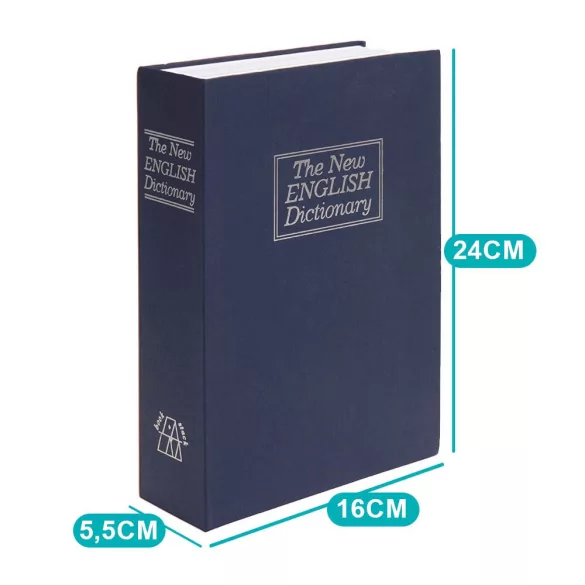 Book-Shaped Security Box - Blue