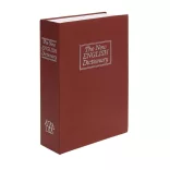Book-shaped Security Box - Burgundy