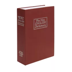 Book-shaped Security Box - Burgundy