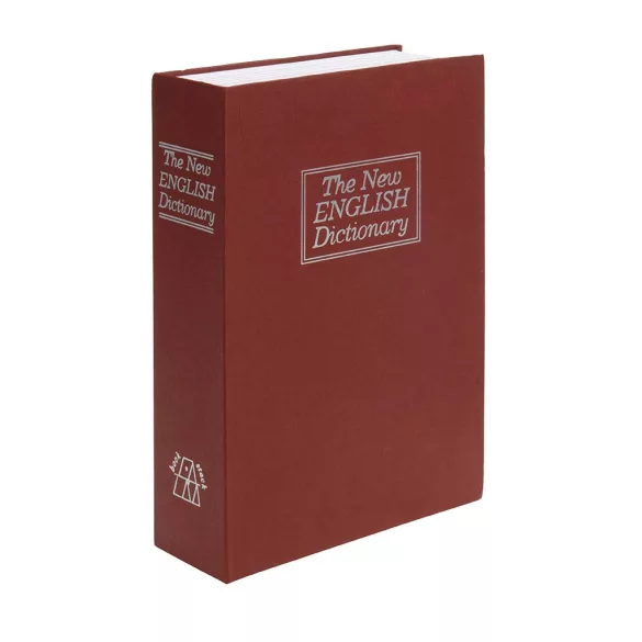 Book-shaped Security Box - Burgundy
