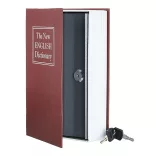 Book-shaped Security Box - Burgundy