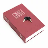 Book-shaped Security Box - Burgundy