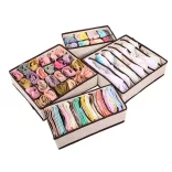 4-piece storage box set-beige