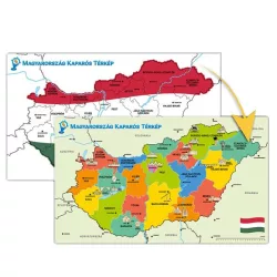 Scratch Map of Hungary