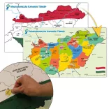 Scratch Map of Hungary
