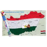 Scratch Map of Hungary