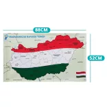 Scratch Map of Hungary