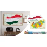 Scratch Map of Hungary