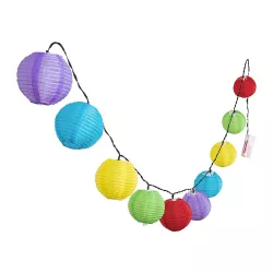 Party lantern, 10 LED, battery-operated
