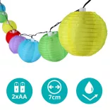 Party lantern, 10 LED, battery-operated