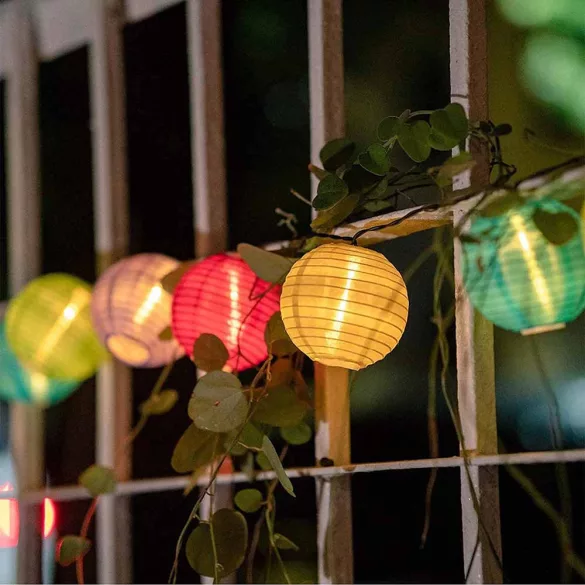 Party lantern, 10 LED, battery-operated