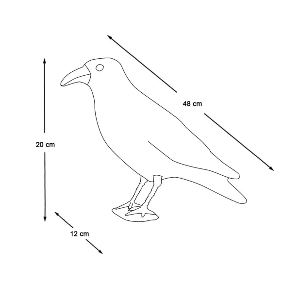 Pigeon Scarecrow for Balcony and Rooftop