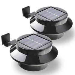 Solar Lamp in Selectable Color - Black