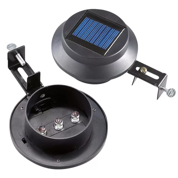 Solar Lamp in Selectable Color - Black