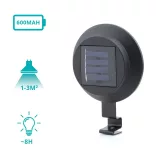 Solar Lamp in Selectable Color - Black