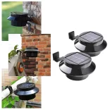 Solar Lamp in Selectable Color - Black