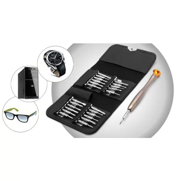 25-piece precision screwdriver set