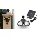 Dual Motion Sensor Solar Light