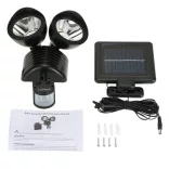 Dual Motion Sensor Solar Light
