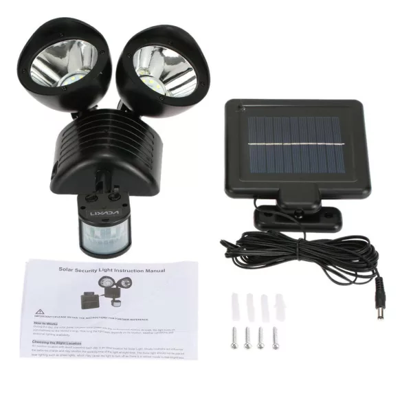 Dual Motion Sensor Solar Light