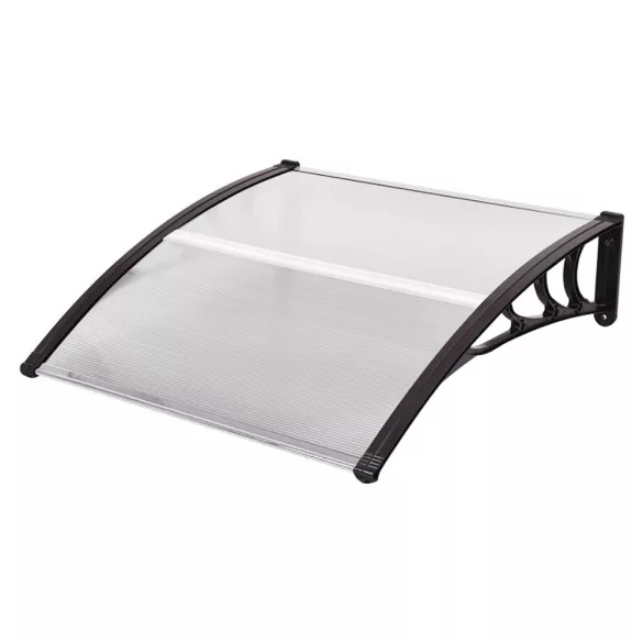 Plastic Canopy in Various Sizes and Colors - 120x90 cm - Black