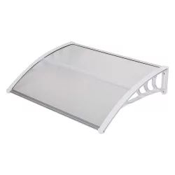   Plastic Canopy in Various Sizes and Colors - 120x90 cm - White