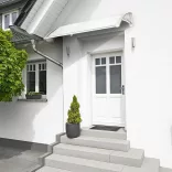 Plastic Canopy in Various Sizes and Colors - 120x90 cm - White