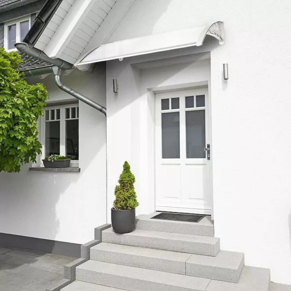 Plastic Canopy in Various Sizes and Colors - 120x90 cm - White