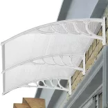 Plastic Canopy in Various Sizes and Colors - 240x90 cm - White