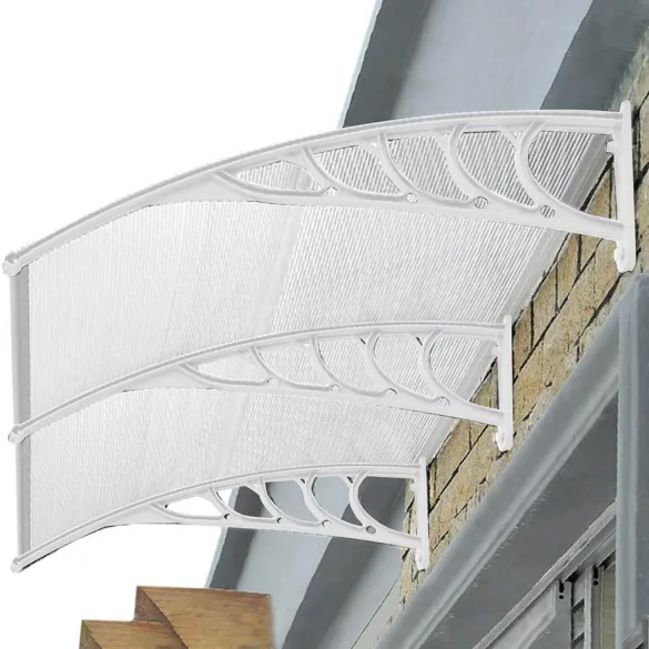 Plastic Canopy in Various Sizes and Colors - 240x90 cm - White