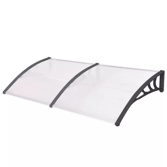 Plastic Canopy in Various Sizes and Colors - 240x90 cm - Black