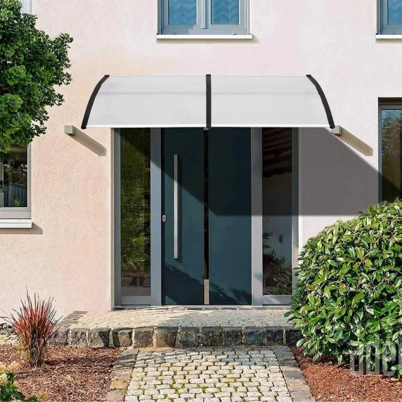 Plastic Canopy in Various Sizes and Colors - 240x90 cm - Black