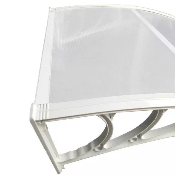 Plastic Canopy in Various Sizes and Colors - 300x90 cm - White