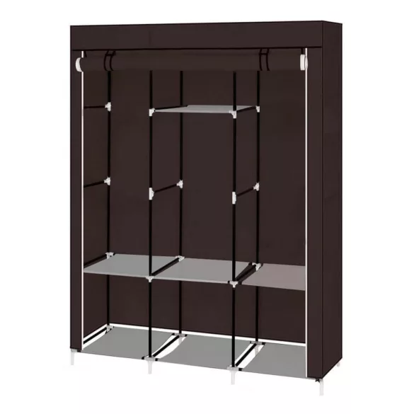 Mobile wardrobe in size 130x45x170 cm - brown