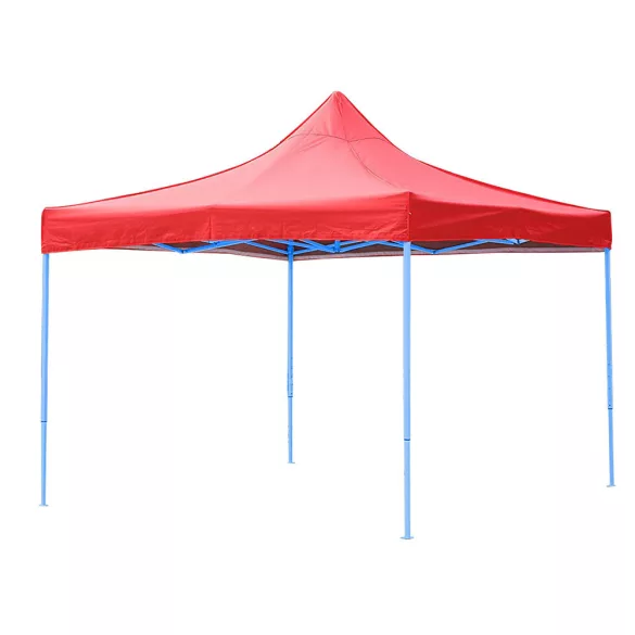 Foldable Garden Pavilion in Various Types - 2.9x2.9 Meters - Red - Pavilion