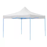 Folding Garden Pavilion in Various Types - 2.9x2.9 Meters - White - Pavilion